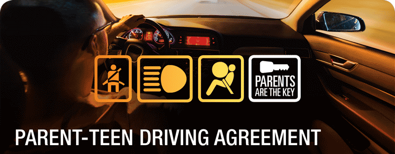 Parent teen driving agreement.